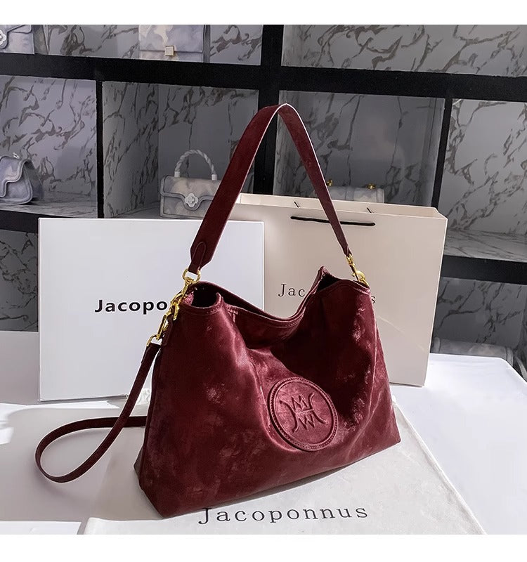The Verona Velvet Tote