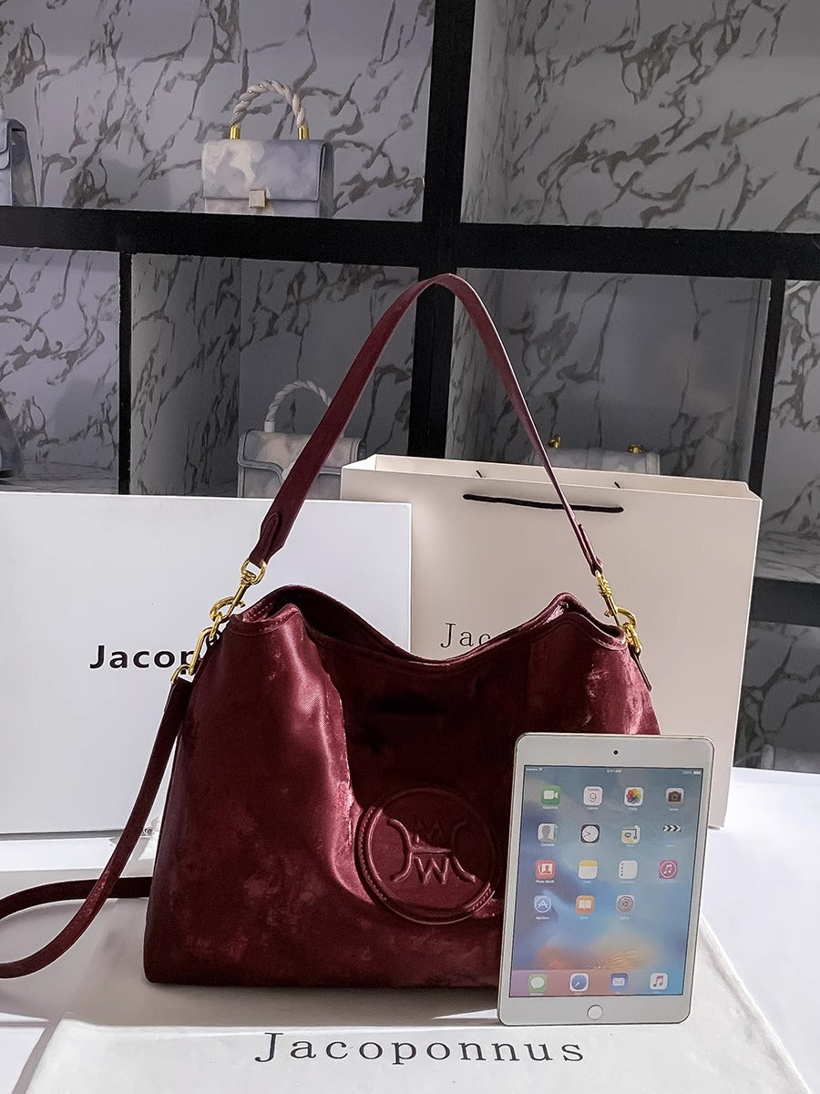 The Verona Velvet Tote