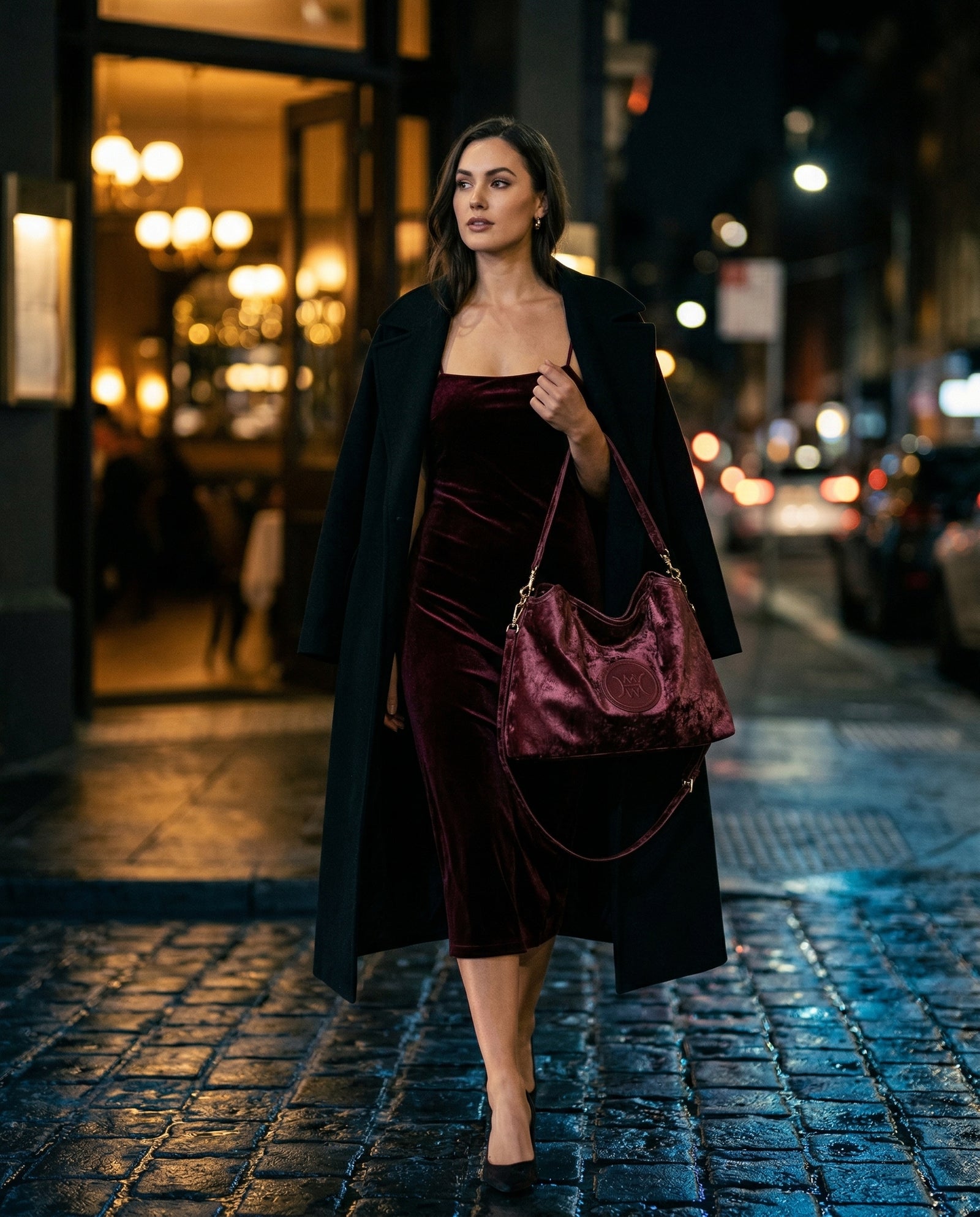 The Verona Velvet Tote