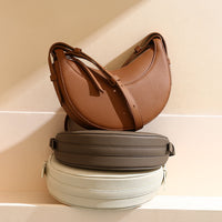 The Crescent Leather Crossbody