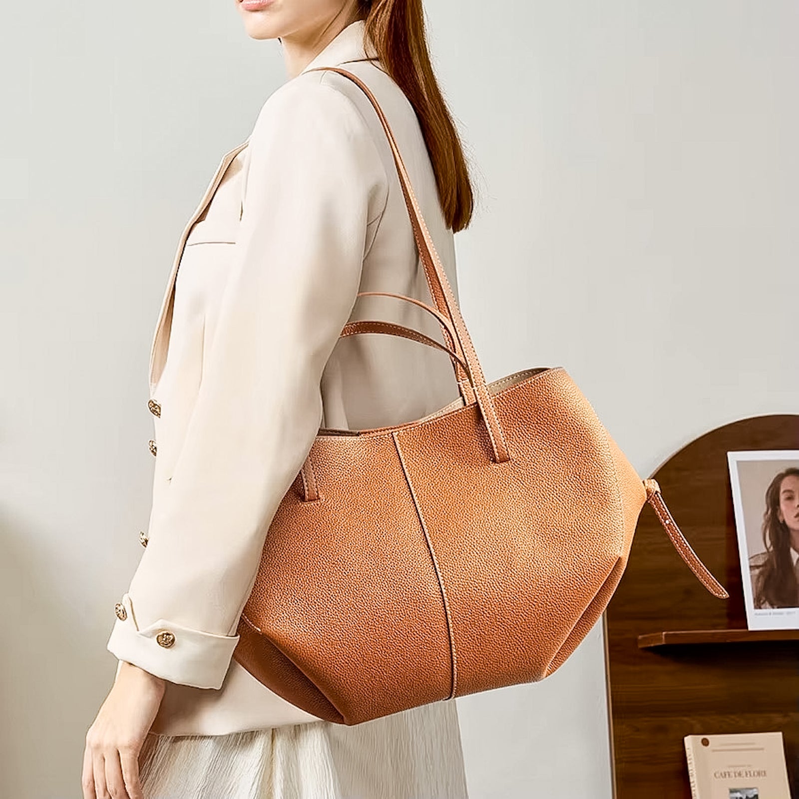 The Aria Leather Shoulder