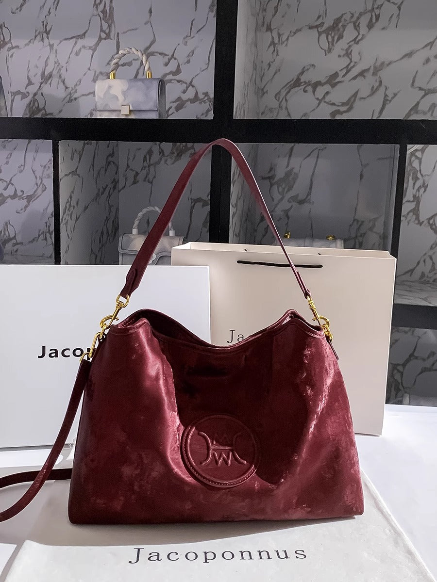 The Verona Velvet Tote